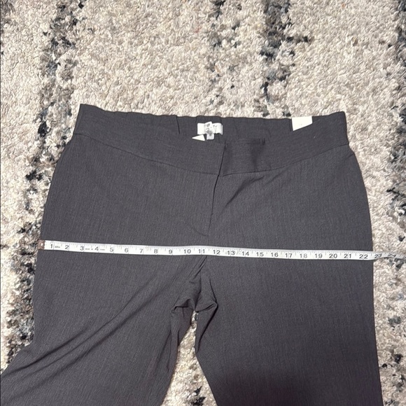 MATERNITY LOFT PANTS  Gray Dress Straight Flare - Picture 5 of 11